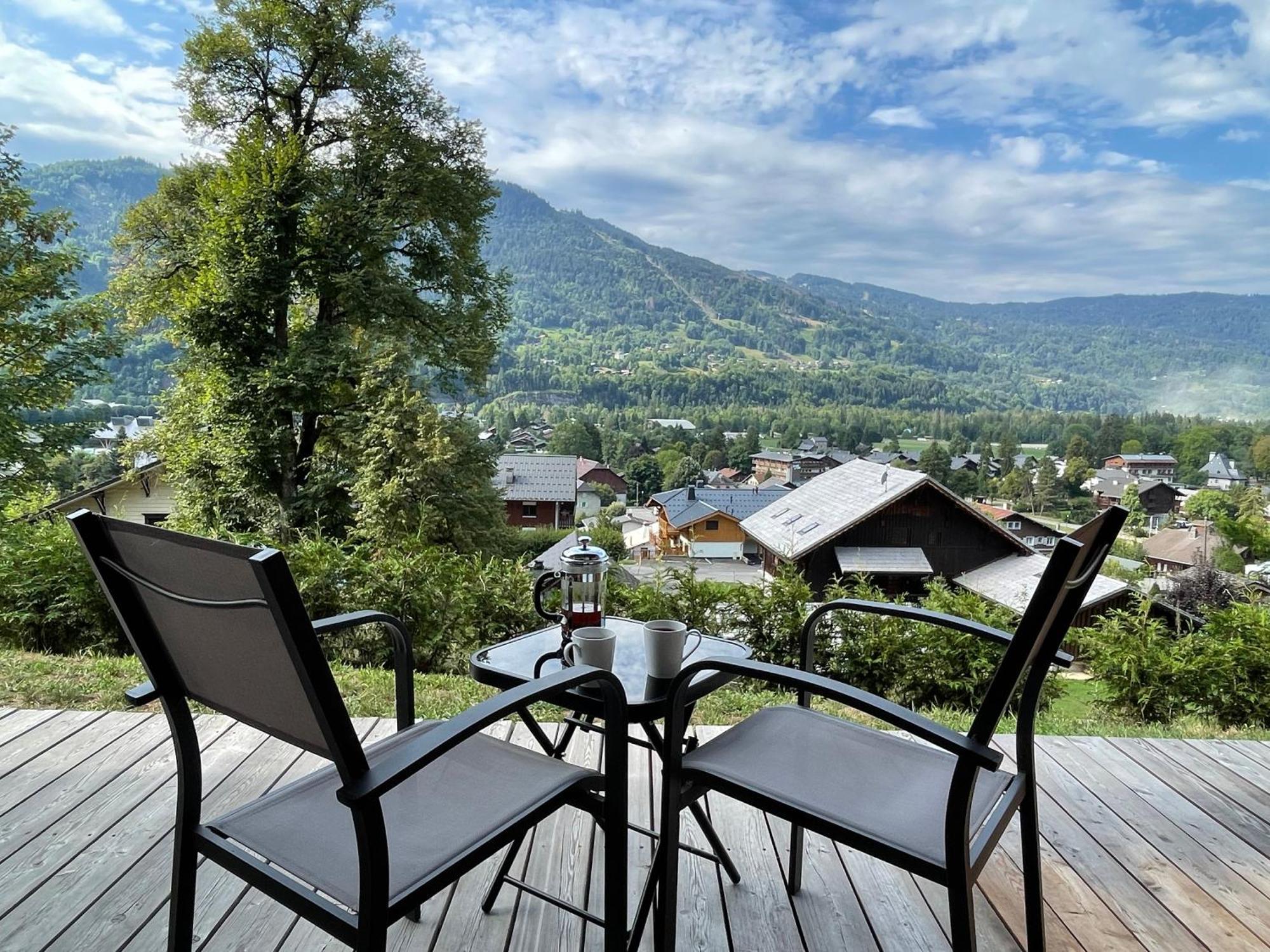 Plein Soleil Modern 3 Bedroom Apartment With Stunning Mountain Views Samoëns Exteriér fotografie
