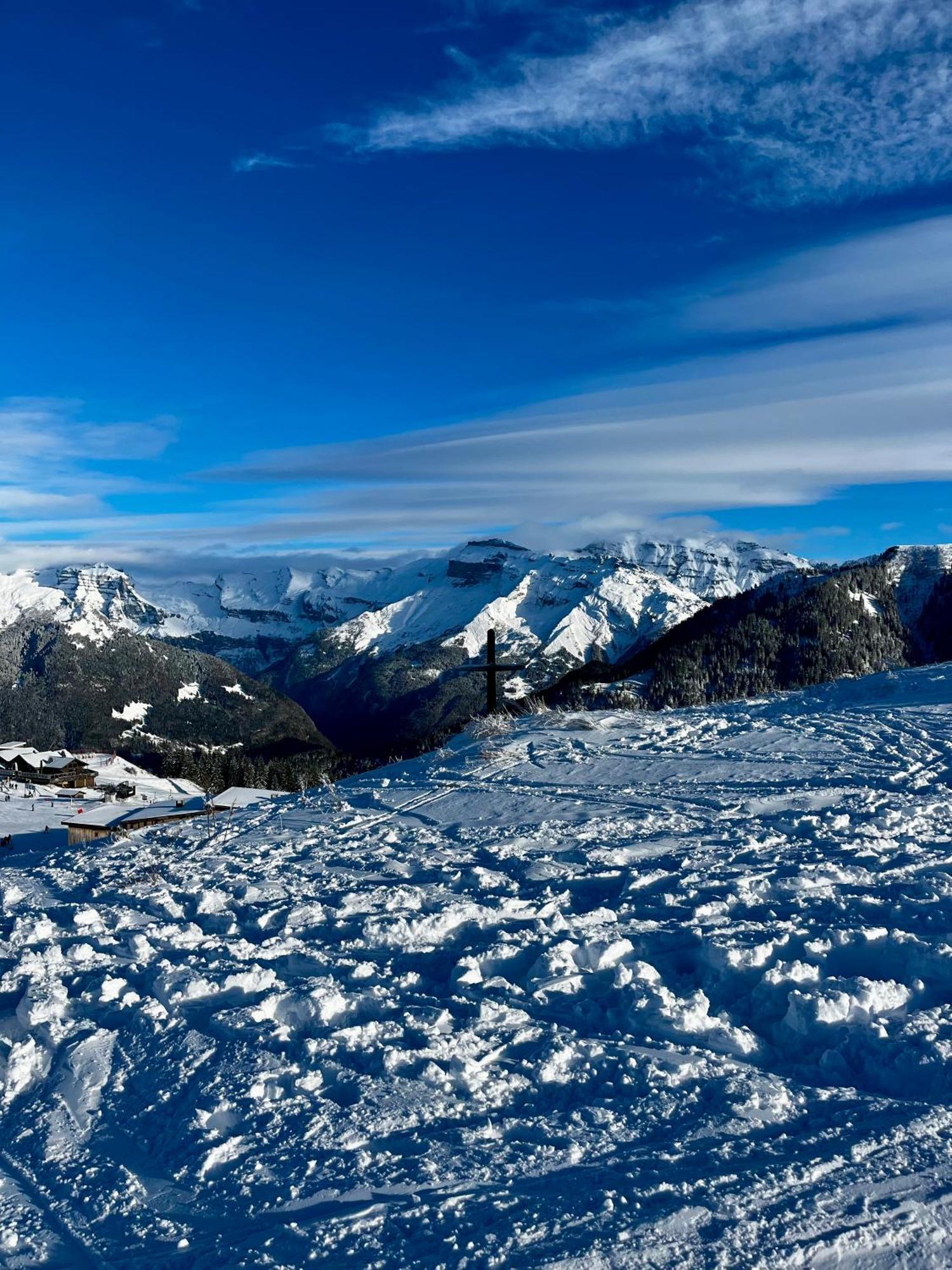 Plein Soleil Modern 3 Bedroom Apartment With Stunning Mountain Views Samoëns Exteriér fotografie
